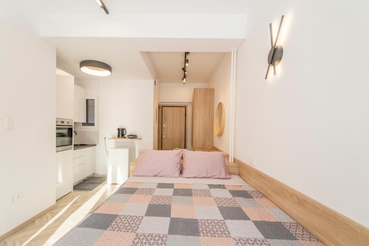 Lovely Studio 1' From Attiki Metro Station Athen Exterior foto